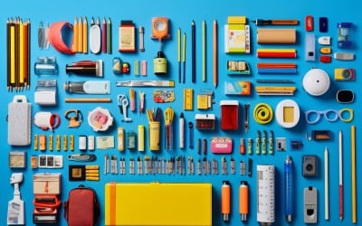 Colourful Chaos School Supplies in Abundance20