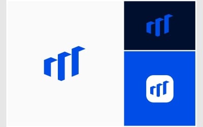 Letra W Gráfico Logotipo Empresarial