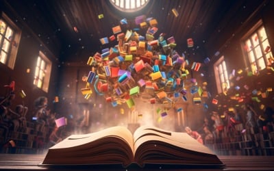 Back to School Bliss Books and Bag 112