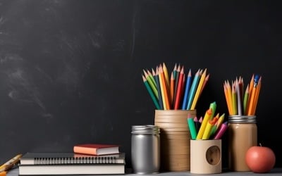 Colourful Pencil School Supplies 124