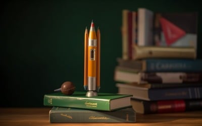 Colourful Pencil School Supplies 125