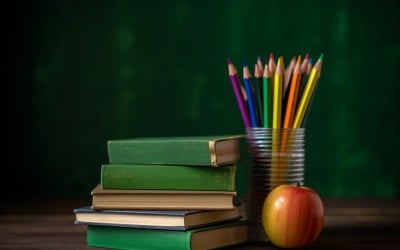 Colourful Pencil School Supplies 127