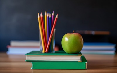 Colourful Pencil School Supplies 129