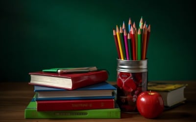 Colourful Pencil School Supplies 133