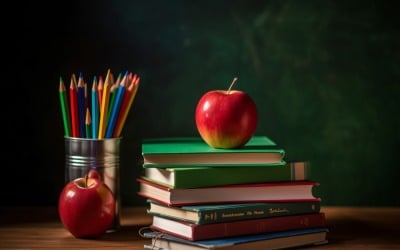 Colourful Pencil School Supplies 134