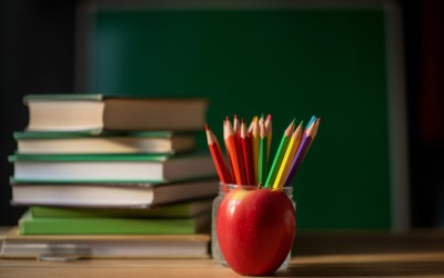 Colourful Pencil School Supplies 136