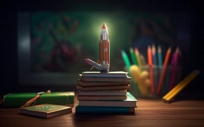 Кольоровий олівець, книги Шкільне приладдя 150