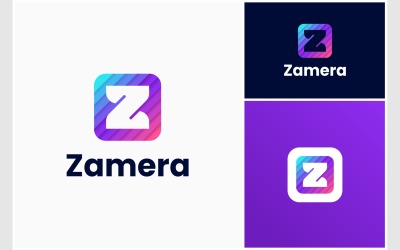 Logo dell&amp;#39;app con sfumatura colorata Lettera Z
