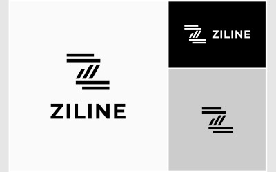 Logotipo del monograma inicial de la letra Z