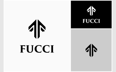 Luksusowe logo z literą FF