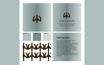 Företagets logotyp unik design 08