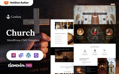 Godsay - 宗教与教堂 WordPress Elementor 主题