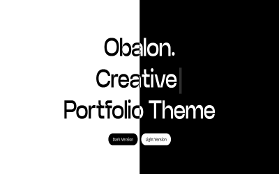 Obalon – цифрове агентство та шаблон портфоліо