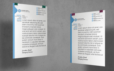 Projekt papieru firmowego, kreatywny papier firmowy-180