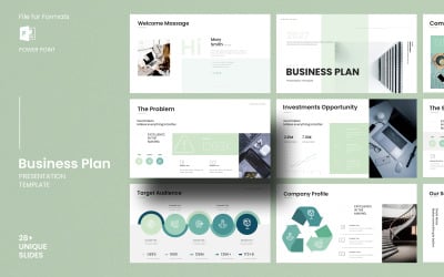 Шаблон презентации бизнес-плана_