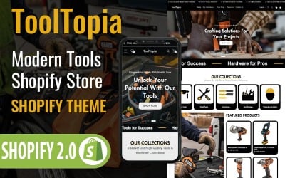 ToolTopia – Premium-Werkzeuge und -Hardware für Klempner und Bauunternehmen Shopify Responsive Theme