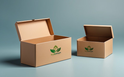 Un logotipo para soluciones Ecosmart Eco Friendly