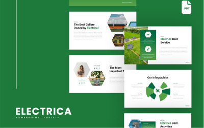 Electrica - Solar Energy PowerPoint Template