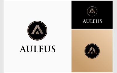 Letter A Initial Luxury Circle Logo