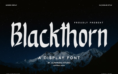 Blackthorn - Yazı tipini görüntüle
