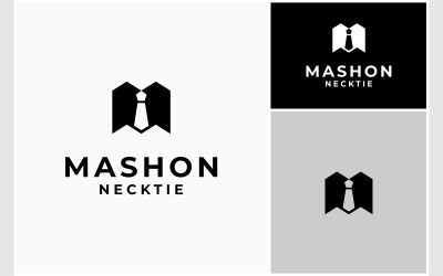 Letter M stropdas stropdas kleding Logo