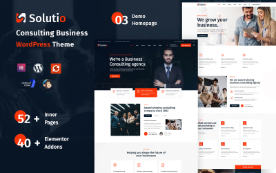 Solutio - Consuing Business WordPress-tema