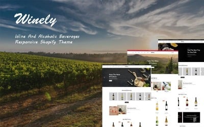 Winely - Şarap ve Alkollü İçecekler Shopify Teması