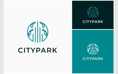 City Building Leaf Branch Logo
