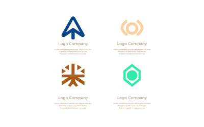Företagets logotyp unik design 27