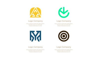 Företagets logotyp unik design 32