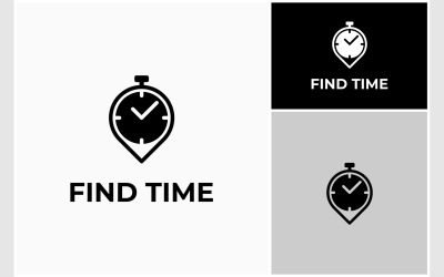 Stopwatch Timer Location Logo