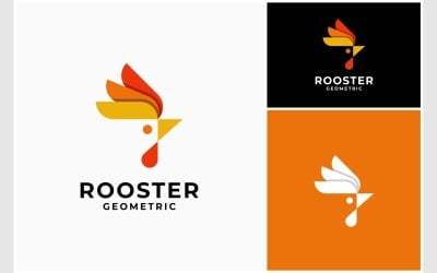 Rooster Chicken Abstract Logo