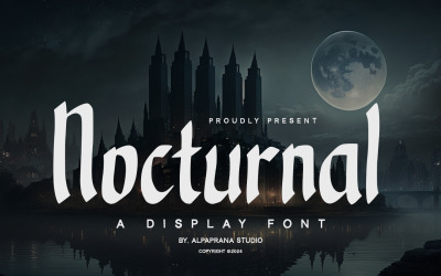 Nocturnal - Modern Display Font