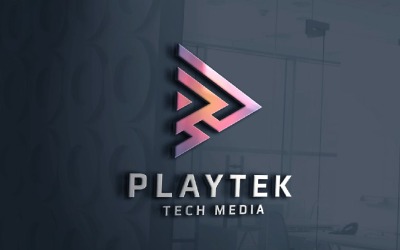 Playtek Media Play Proffesional Logo