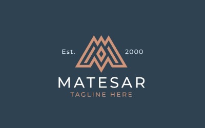 Профессиональный логотип Matesar Letter M