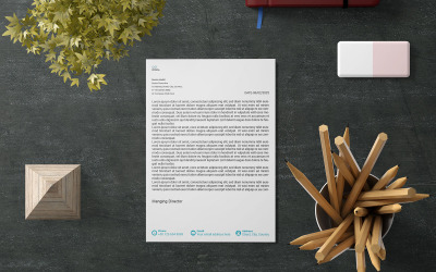 Corporate letterhead and business letterhead
