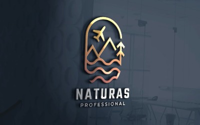 Logo professionnel du voyage nature