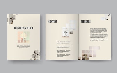 Business Plan magazine template