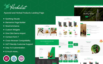 Herbalist - Ayurved and Herbal Products WordPress Theme