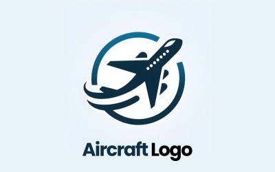 Logo nowoczesnego wektora samolotu