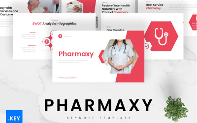 Pharmaxy – Modelo de Keynote de Farmácia