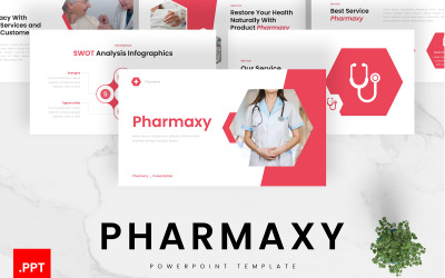 Pharmaxy – Apotek PowerPoint-mall