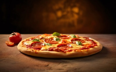 Концептуальные пиццерии с восхитительным вкусом пиццы Пепперони 22