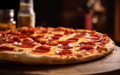 Concept Pizzerias With Delicious Taste Pepperoni Pizza 23