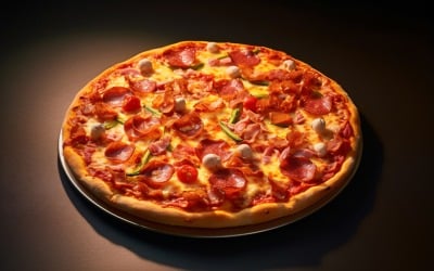 Concept Pizzerias Au Goût Délicieux Pizza Pepperoni 26