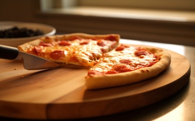 Konzept-Pizzerien mit köstlichem Geschmack Pepperoni Pizza 7