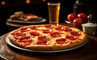 Concept Pizzerias With Delicious Taste Pepperoni Pizza 54