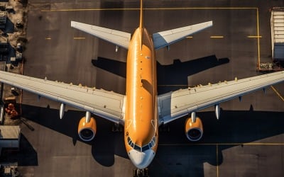 Airline aerial stock photography 15