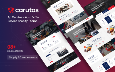 Ap Carutos - Bil- och biltjänster Shopify-tema
