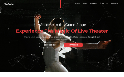TishTheater — Тема WordPress для театра